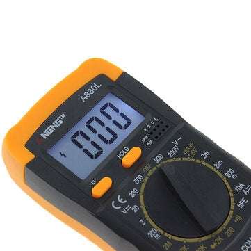 ANENG A830L Digital Multimeter DC AC Voltage Diode Freguency Transistor Tester