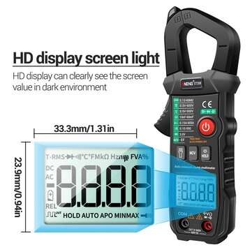 ANENG ST208 Digital True RMS 6000 Count AC Current Clamp Automatic Voltimetro Multimeter Clamp Teste