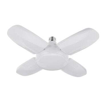 AC85-265V E27 60W Universal Deformable Foldable Garage Lamp 235LED Ceiling Adjustable Shop Light Bul
