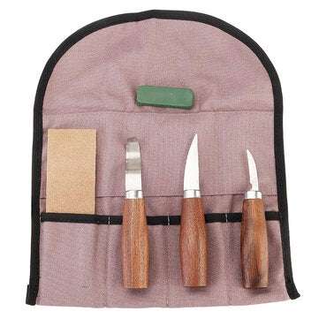 6Pcs Wood Carving Tools Set for Spoon Bowl Cup or General Chip Carving Kit for Beginners
