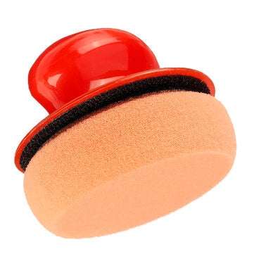 6pcs Wax Wash Polish Pad Sponge Cleaning Foam Kit Microfiber Applicator Pads with Gripper Handle