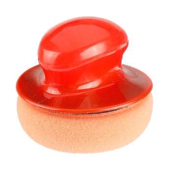 6pcs Wax Wash Polish Pad Sponge Cleaning Foam Kit Microfiber Applicator Pads with Gripper Handle