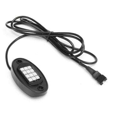 6Pcs Universal Colorful RGB LED Car Rock Lights  RF Dual Remote Control 5050 72 Led Waterproof IP68
