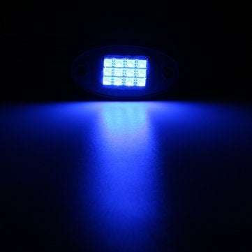 6Pcs Universal Colorful RGB LED Car Rock Lights  RF Dual Remote Control 5050 72 Led Waterproof IP68