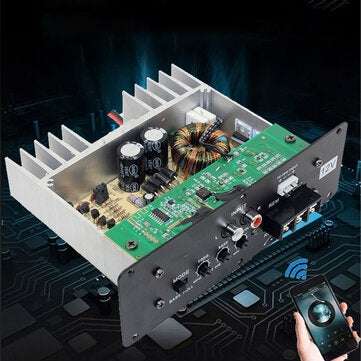 800W Full Tone Pure Bass Car Subwoofer Core Car Amplifier Board 12V High Po... (TYPE: WITHBLUETOOTH)