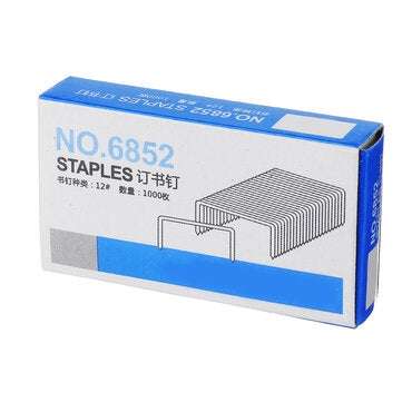 1000Pcs/box No.12 Staples 24/6 Universal Staples for Duty Stapler Binder Office School Supplies No.6