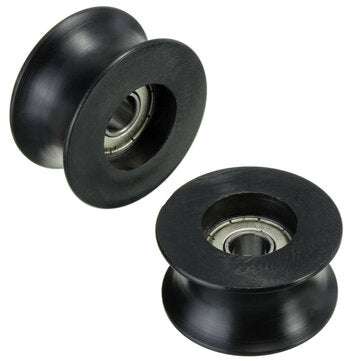 8Pcs 8mm U Trough Ball Bearing 0840UU Guide Pulley Sealed Rail Ball Bearing 8*40*20.7mm