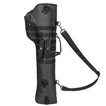 75CM Scabbard Molle Arm Green Bag Padded Holster Case Backpack for Hunting (COLOR.: BLACK)
