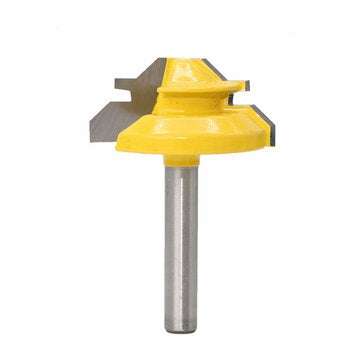 1/4 inch Shank 45 Degree Lock Miter Router Bit Tenon Milling Cutter Woodworking Tool Fo... (TYPE: C)