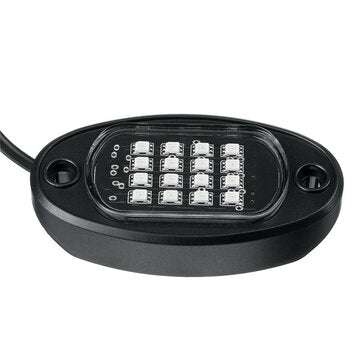6Pcs RGB LED Rock Light Under Body Car Offroad Truck Wireless Dual Remote 12V