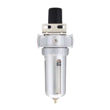 1/2" Mid Flow Air Compressor Regulator & Filter Combo With Gauge Manual Drain 150psi