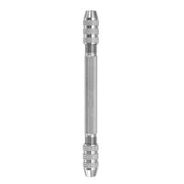 0.5-3.2mm Double Head Chuck Mini Hand Drill With 10pcs 0.8-3mm Twist Drill Bits Set