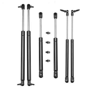 6pcs Bonnet Tailgate Rear Window Lift Spring Support Rod For Jeep Grand Cherokee WJ / WG 1999-2004 S