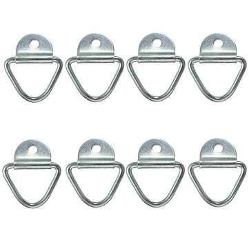 8pcs Tie Down Lashing Ring Cheat Zinc Plated For Boat Horsebox Trucks Trailer Van