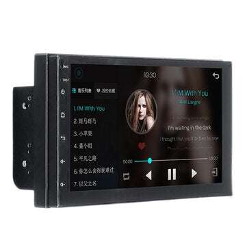 7 Inch for Android 8.0 Car Stereo Radio Quad Core 1+16G 2 DIN 2.5D MP5 Player WIFI FM Support Rear C