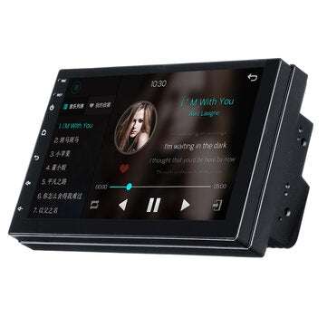 7 Inch for Android 8.0 Car Stereo Radio Quad Core 1+16G 2 DIN 2.5D MP5 Player WIFI FM Support Rear C