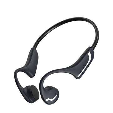 Bakeey H9 Bone Conduction Stereo Wireless Headphones bluetooth 5.0 Earphones Spor... (COLOR.: BLACK)