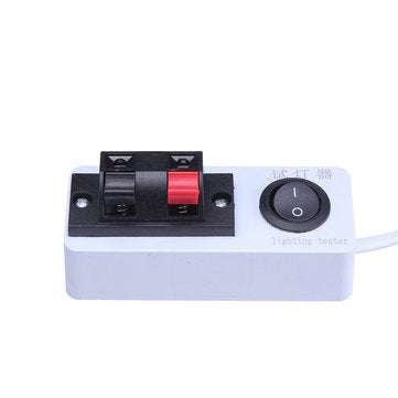 1.5M LED Test Clip Accessories with Switch for Strip Light Spot Lightts Down Light Ceiling Lamp US P