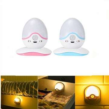 ARILUX PIR Motion Sensor Light Control Rechargeable Magnet Base LED Night Light ... (COLOR.: BLUE)