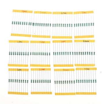 1000pcs 20 Value 0.5W Assorted Color Wheel Inductor Kit 10% Tolerance Set