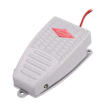 1.5M Foot Switch Pedal Metal Aluminum Shell Pedal Belt with Connector Foot Control for Spot Welding