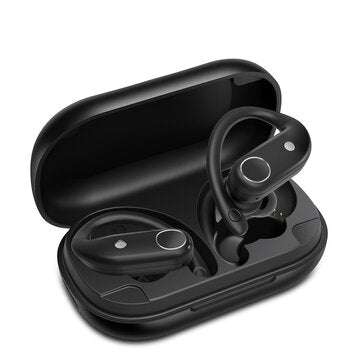 Bakeey K23 TWS Wireless bluetooth 5.0 Earbuds Noise Reduction 4-Mics HD Calls Ear ... (COLOR: BLACK)