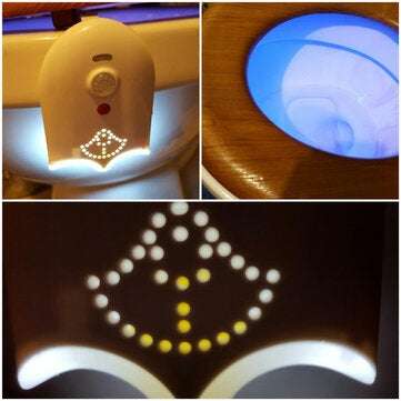 Automatic Motion Sensor Toilet Night Light 16 Colors Rechargeable Toilet Aroma Lamp Toilet Bowl Nigh