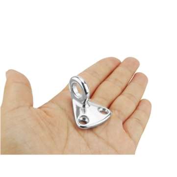 BSET MATEL Stainless Steel 316 Pad Eye Fender Fending Hook Rope Boat Sail Tug Ship marine Hardware C