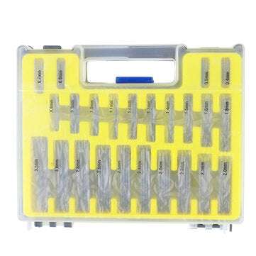 0.3-4mm Hand Drill Keyless Chuck with 10/20/150pcs Twist Drill Bits Set for Wood Drilling (SIZE: 20)