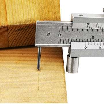 0-200MM Parallel Ruler Crossed Caliper Cursor Marking Stainless Steel Caliper Carbide Needle Marking