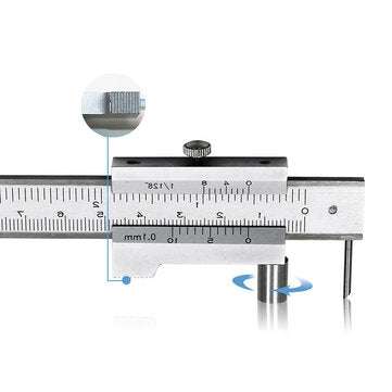 0-200MM Parallel Ruler Crossed Caliper Cursor Marking Stainless Steel Caliper Carbide Needle Marking