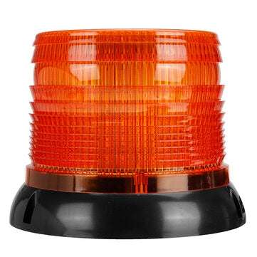 72 LED Magnetic Flashing Amber Beacon Warning Emergency Rotating Strobe Light
