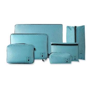 6Pcs/Set Waterproof Nylon Collecting Bags Clothes Storage Shoes Makeup Toiletry Orga... (TYPE5: )
