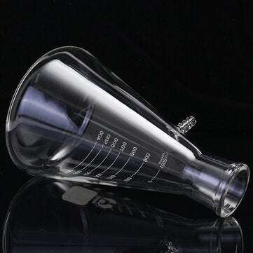1000mL Filteration Buchner Funnel Kit Vacuum Suction Glass Flask Apparatus