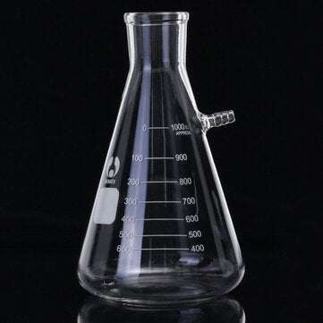 1000mL Filteration Buchner Funnel Kit Vacuum Suction Glass Flask Apparatus