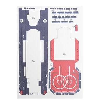1:200 High Simulation Missile Destroyer Battleship Model DIY Education Building Toys