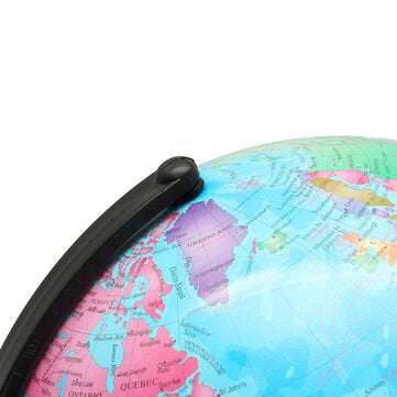 10" World Earth Globe Map Geography LED Illuminated for Desktop Decoration Education Kids Gift