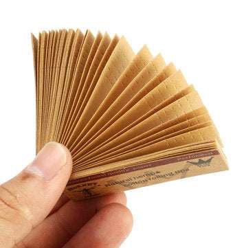 10 x Hornet Rolling Paper Filter Tips 50 Leaves 60*21MM Natural Paper Tip Filter Rolling Paper