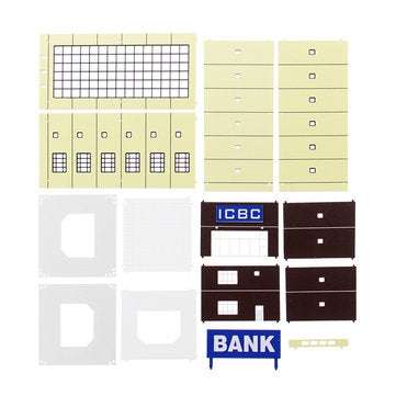 1/150 Outland Model Modern Building Bank N Scale FOR GUNDAM Gifts