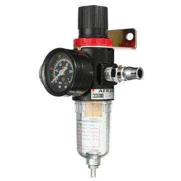 1/4 inch Air Compressor Regulator Pressure Gauge Moisture Filter Device