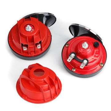 1 Pair DC 12V Super Loud 300dB Universal Air Snail Horn Waterproof For Motorcycle Car Truck