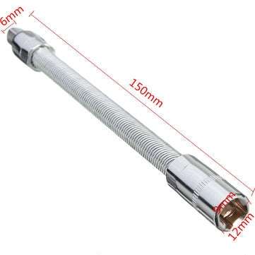 1/4 Inch 150mm Elastic Flexible Extension Shaft Screw Nut Wrench Connection
