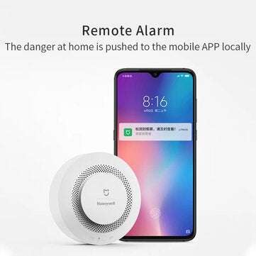 [New Version] Xiaomi Mijia Honeywell Fire Alarm Detector Mi Home Mijia APP Smoke Remote Alert Sensor