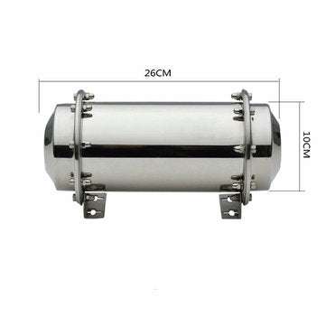 10.2 INCH Stainless Steel Time Capsule Waterproof Lock Container Storage Future Gift