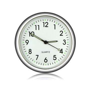 [Magnetic Design] VST CL-002 Car Clock Luminous Mini Automobiles Internal Digital... (COLOR.: WHITE)