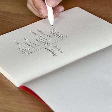 [From XM YouPin] 4 Pcs Noble Portable Notebook Specialty Paper Cover Dowling Paper 32 Pages For Scho