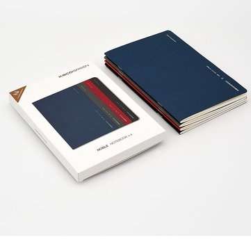 [From XM YouPin] 4 Pcs Noble Portable Notebook Specialty Paper Cover Dowling Paper 32 Pages For Scho