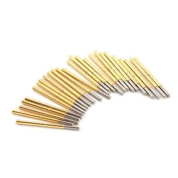100 PCS P125-J Small Round Tead Test Spring Thimble Integrated Detection Probe Tool Accessories Test