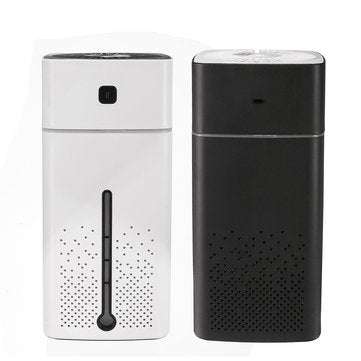 1000ML Air & Facial Humidifier 7 Colors Night Light (COLOR.: BLACK)
