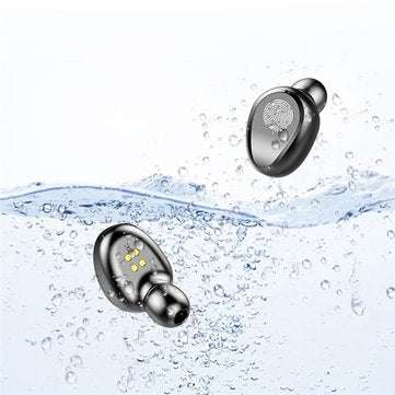 [bluetooth 5.0] F9 Mini Graphene Earphone True Wireless Digital Display Hi-Fi Headset Smart Touch Wa